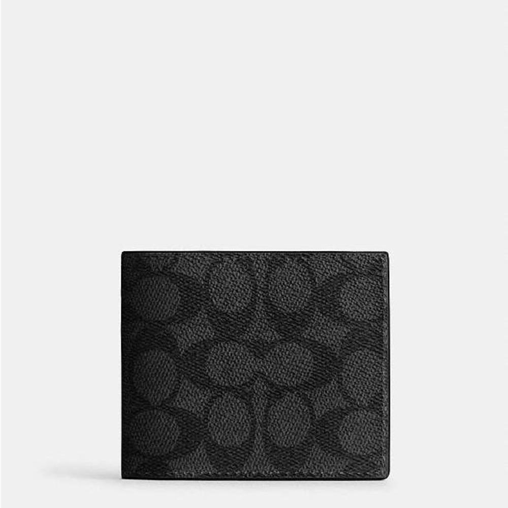 COACH NEW YORK Black Leather Wallet